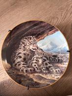 Decoratief Bord 'The Snow Leopard' W.L. George, Ophalen of Verzenden