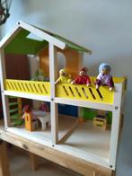 Hape Houten Poppenhuis met Accessoires (nieuwprijs ~€230), Kinderen en Baby's, Speelgoed | Poppenhuizen, Ophalen of Verzenden