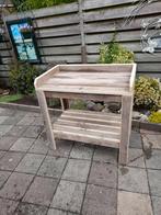Oppottafel  / BQ tafel/ sidetable  van gebruikt steigerhout, Zo goed als nieuw, Ophalen