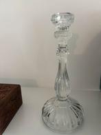 Vintage glazen kandelaar, Antiek en Kunst, Antiek | Kandelaars, Ophalen, Glas