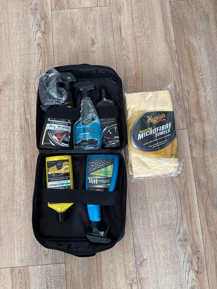 Meguiars Schoonmaak & Wax Set - Compleet!, Auto diversen, Onderhoudsmiddelen, Verzenden