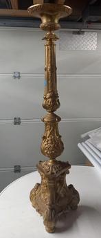 Grote zware koperen Kerk Kandelaar xxl, Antiek en Kunst, Antiek | Kandelaars, Ophalen of Verzenden, Koper of Brons