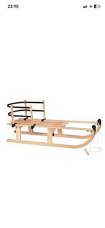 Te koop gevraagd slee met achterleuning, Ophalen of Verzenden