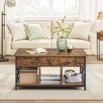 Salontafel - Hout - 60x100x62 cm, Ophalen, 50 tot 100 cm, 50 tot 75 cm, Nieuw