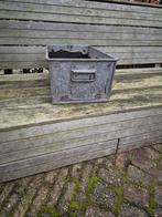 Zinken bloembak, Tuin en Terras, Ophalen, Rond, Metaal, Minder dan 30 cm