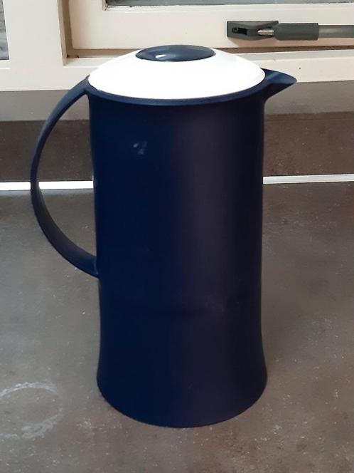Tupperware kleine 0,6 ltr thermoskan blauw, Huis en Inrichting, Keuken | Tupperware, Gebruikt, Blauw, Ophalen of Verzenden