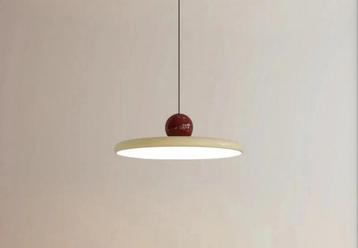 Nieuwe glazen lamp in Bauhaus stijl 2 st kleur beige rood beschikbaar voor biedingen