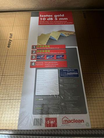 Ondervloer - Isotac Gold 10dB 5mm (20m2) beschikbaar voor biedingen