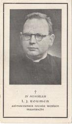 kapelaan Leonardus J. Roumen 1905 Roermond + 1948, Verzamelen, Bidprentjes en Rouwkaarten, Verzenden, Bidprentje