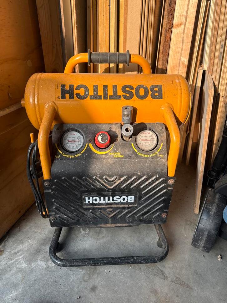 Bostitch Compressor - Goed Onderhouden, Doe-het-zelf en Verbouw, Compressors, Gebruikt, 6 tot 10 bar, Minder dan 25 liter, Minder dan 200 liter/min