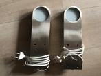 Spot aluminium, 2x voor keuken, Halogeen, Gebruikt, Metaal of Aluminium, Ophalen of Verzenden
