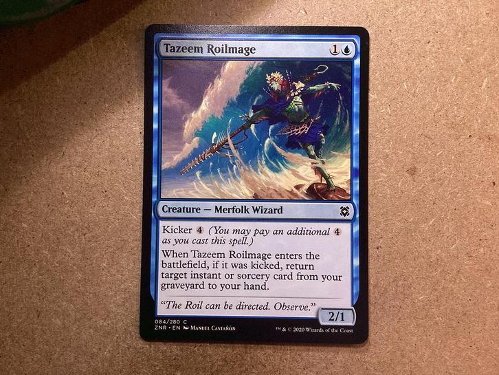 1x Tazeem Roilmage [084/280] (Near Mint), Hobby en Vrije tijd, Verzamelkaartspellen | Magic the Gathering, Zo goed als nieuw, Losse kaart