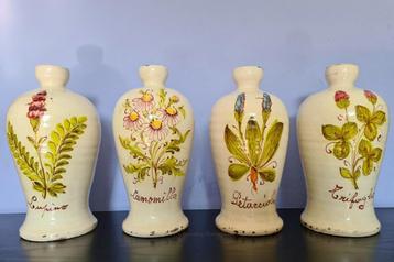 Ceramiche Bercigli Silvano & C. handgemaakte (4) kruiken  beschikbaar voor biedingen