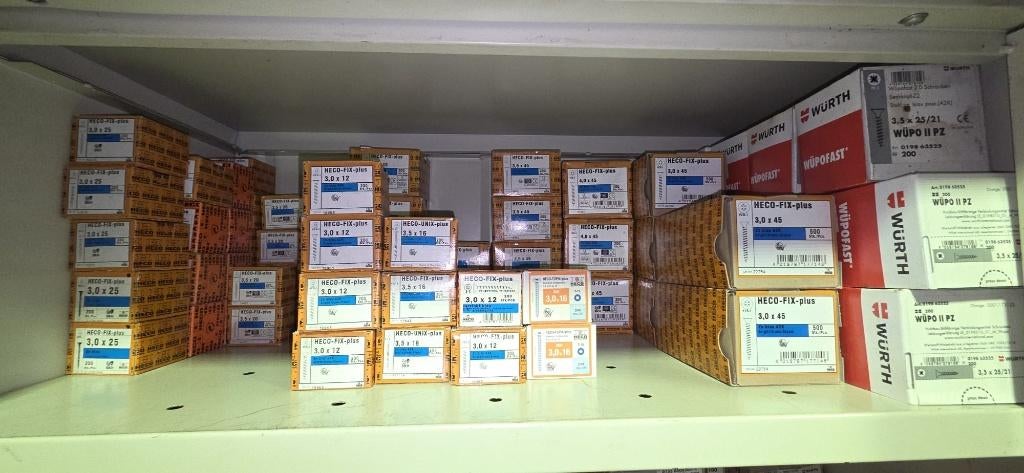 Heco-Fix Plus Schroeven, Schroeven, Nieuw, Ophalen of Verzenden, Minder dan 50 mm