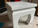 Klein bijzettafeltje, Huis en Inrichting, Tafels | Bijzettafels, Ophalen, Gebruikt, Vierkant, Minder dan 55 cm
