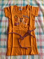 Nieuw oranje jurkje ' queen ' - maat 104 - 110, Kinderen en Baby's, Kinderkleding | Maat 104, Ophalen of Verzenden, Nieuw, Meisje