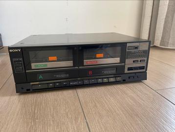Prachtige Sony TC-V50W Dual Cassette Deck beschikbaar voor biedingen