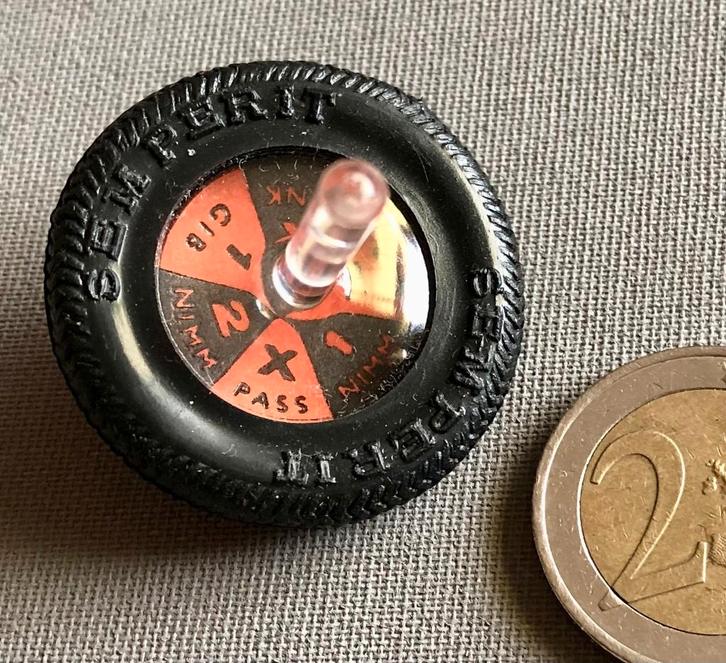 Kunststof Speel-tolletje Reclame Semperit Banden, Sixties, Verzamelen, Merken en Reclamevoorwerpen, Zo goed als nieuw, Overige typen