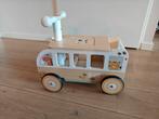 Vertbaudet Loopwagen ''Bus', Kinderen en Baby's, Speelgoed | Houten speelgoed, Ophalen, Zo goed als nieuw, Duw- of Trekspeelgoed