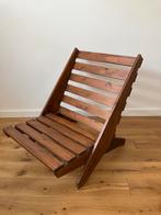 Vintage boomerang stoel jaren 70, Ophalen, Gebruikt, Minder dan 75 cm, Jaren 70 midcentury retro brutalistisch