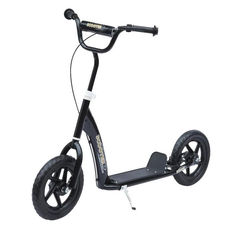 Stoere Loopscooter autopet step Zwart, Kinderen en Baby's, Speelgoed | Buiten | Voertuigen en Loopfietsen, Nieuw, Loopfiets, Ophalen of Verzenden