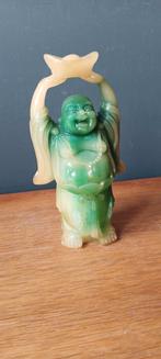 Budha, groen/gele kleur, minimale beschadigingen, Antiek en Kunst, Ophalen of Verzenden