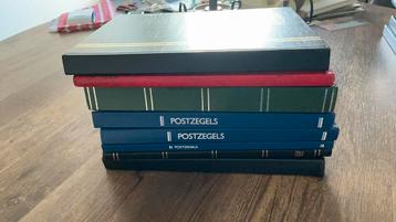 Verzameling van 8 nette/lege stockboeken beschikbaar voor biedingen