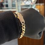 14 karaats gouden armband cuban schakel nieuw, Ophalen of Verzenden, Nieuw, Goud