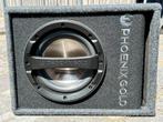 Phoenix Gold Z18AB actieve 8 inch bassreflex kist 125 watts, Auto diversen, Autospeakers, Ophalen, Zo goed als nieuw