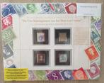 Prestige Set nr 54 "Vier Koninginnen" 4 verzilverde zegels, Postzegels en Munten, Ophalen of Verzenden, Na 1940, Postfris