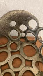 Verzilverde schaal op brons - 50cm, Huis en Inrichting, Woonaccessoires | Schalen en Manden, Overige materialen, Schaal, Verzenden