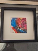 Abstract Mini Schilderij van Hendrik Nijs, Antiek en Kunst, Ophalen