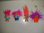 Vintage Trollen uit de jaren 70/80 - Set van 4, Ophalen of Verzenden, Gebruikt