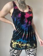 Stretchy batik/tie-dye top, S/M. Boho bohemian hippie vlecht, Overige kleuren, Verzenden, Merkloos, Zo goed als nieuw