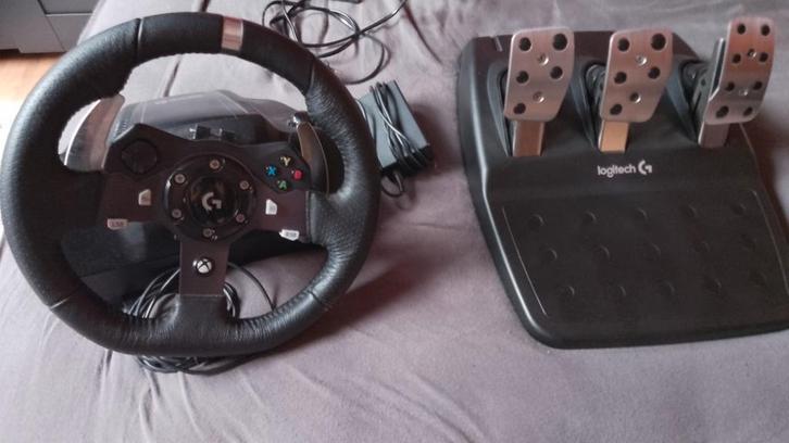 Full Mod Logitech G920 Racestuur, Spelcomputers en Games, Spelcomputers | Xbox | Accessoires, Zo goed als nieuw, Xbox One, Xbox Series X