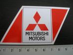 sticker mitsubishi motors logo, Verzenden, Zo goed als nieuw, Auto of Motor