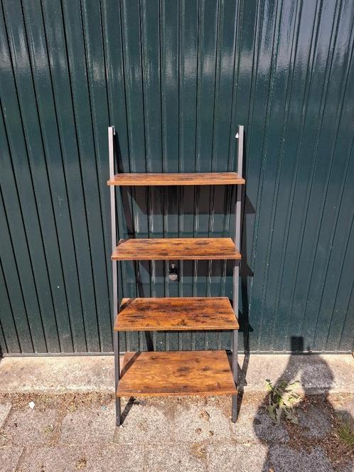 1 prima rek/wandrek met 4 (leg)planken, Huis en Inrichting, Woonaccessoires | Overige, Gebruikt, Ophalen