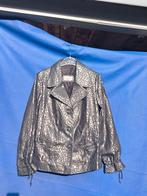 Arpel zwarte leren damesjas met slangenrelëf, Kleding | Dames, Maat 38/40 (M), Zwart, Ophalen of Verzenden, Zo goed als nieuw