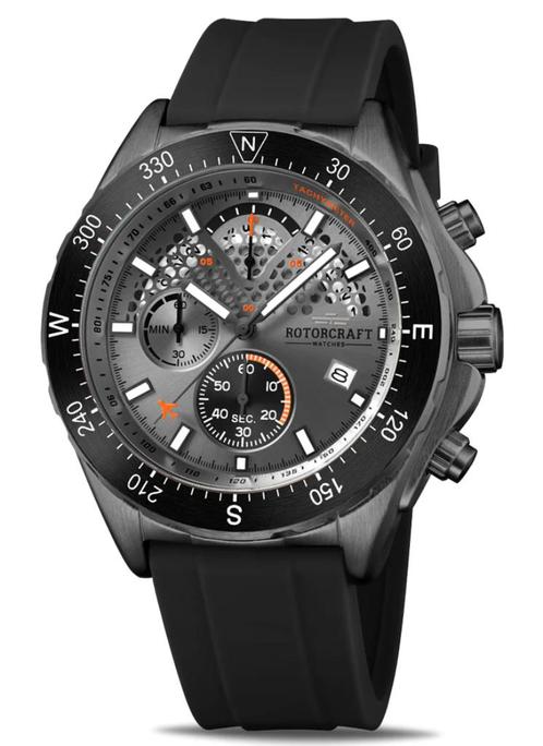Rotorcraft Track RC4303 Sport Chrono Nieuw! t.w.v € 499-,, Sieraden, Tassen en Uiterlijk, Sporthorloges, Nieuw, Android, Waterdicht