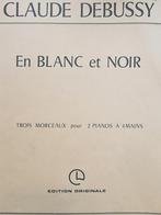 Claude Debussy. En Blanc et Noir. 2 piano's, 4 handen., Muziek en Instrumenten, Bladmuziek, Klassiek, Ophalen of Verzenden, Zo goed als nieuw