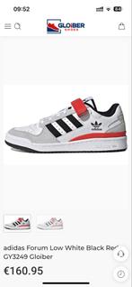 Adidas Forum Low Wit Zwart Rood, Ophalen of Verzenden, Gedragen, Wit, Sneakers of Gympen