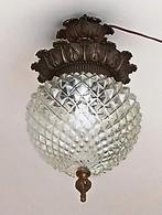Vintage  Glazen Hollywood ananas lamp jaren 60, Antiek en Kunst, Curiosa en Brocante, Ophalen