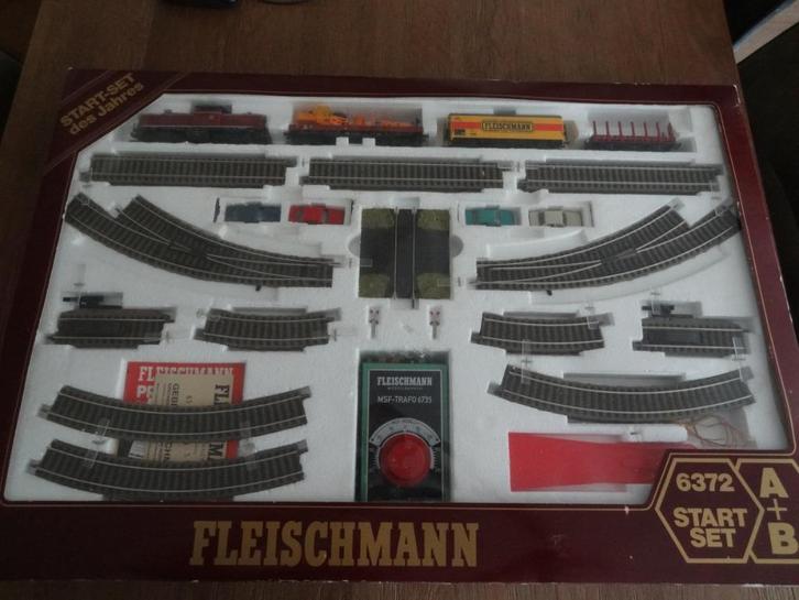 Fleischmann Ho startset 6372 A+B, Hobby en Vrije tijd, Modeltreinen | H0, Zo goed als nieuw, Gelijkstroom, Fleischmann, Analoog