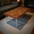 Teakhouten Salontafel Mid-Century Design, Ophalen, Gebruikt, 100 tot 150 cm, 50 tot 100 cm