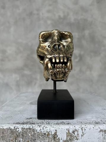 Bronzen Gorilla Skull Sculpture beschikbaar voor biedingen