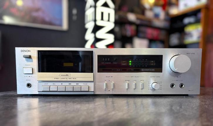 Denon DR-171 | enkel tape deck | GARANTIE, Audio, Tv en Foto, Cassettedecks, Enkel, Denon, Tape counter, Ophalen of Verzenden