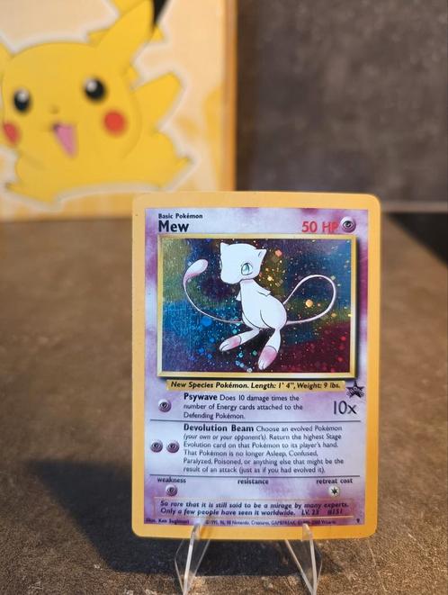 Mew Promo 9 Holo Pokemon Kaart, Hobby en Vrije tijd, Verzamelkaartspellen | Pokémon, Zo goed als nieuw, Losse kaart, Ophalen of Verzenden