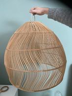 Grote bamboe lampenkap - Bali stijl, Beige, Rond, Ophalen of Verzenden, Zo goed als nieuw