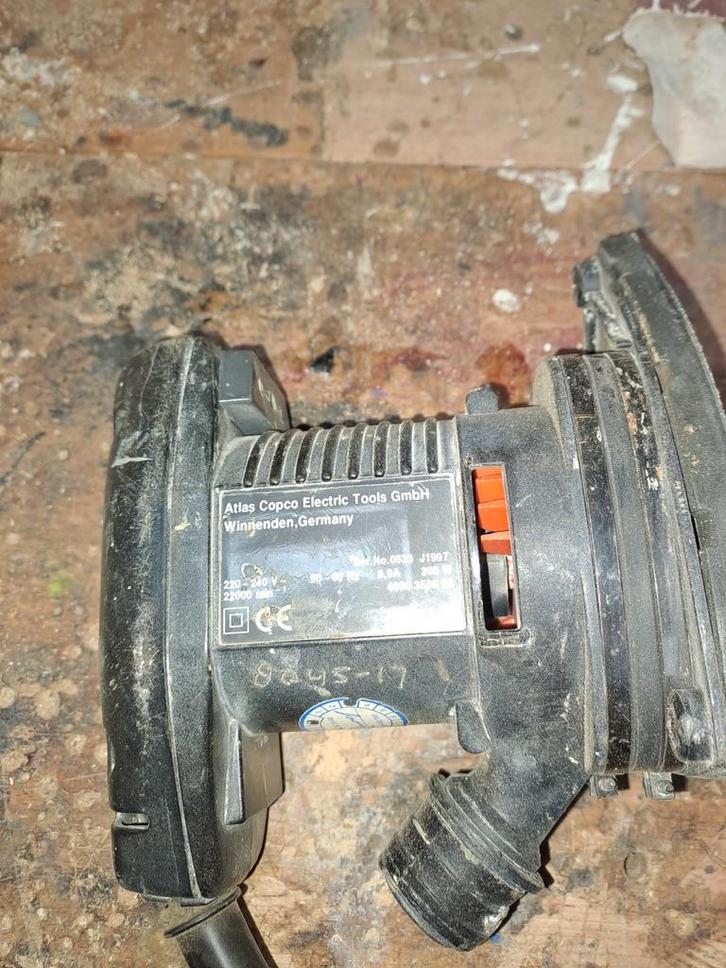 Gebruikte Atlas Copco Excentrische Schuurmachine, Doe-het-zelf en Verbouw, Gereedschap | Schuurmachines, Ophalen of Verzenden