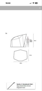 Nash Titan T1 - Zo goed als nieuw!, Caravans en Kamperen, Tenten, Ophalen, Zo goed als nieuw, Tot en met 2